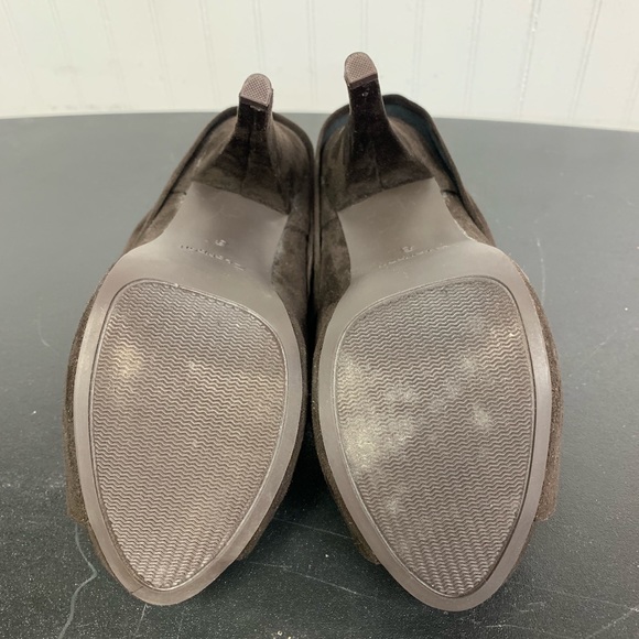 Brown suede platform heels - Picture 5 of 6